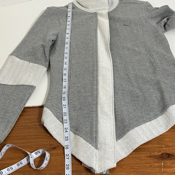 Puma Cotton Grey Heather Jacket Size M - Picture 6 of 9